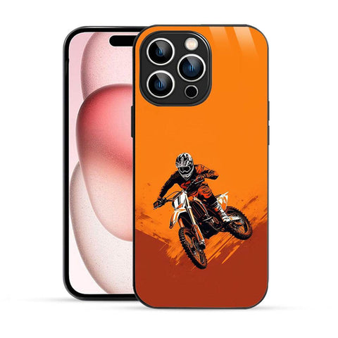 Bornstud Adventure biker  Mobile Cover for iPhone 15 Pro – Vibrant Elegance with Premium Protection - Bornstud