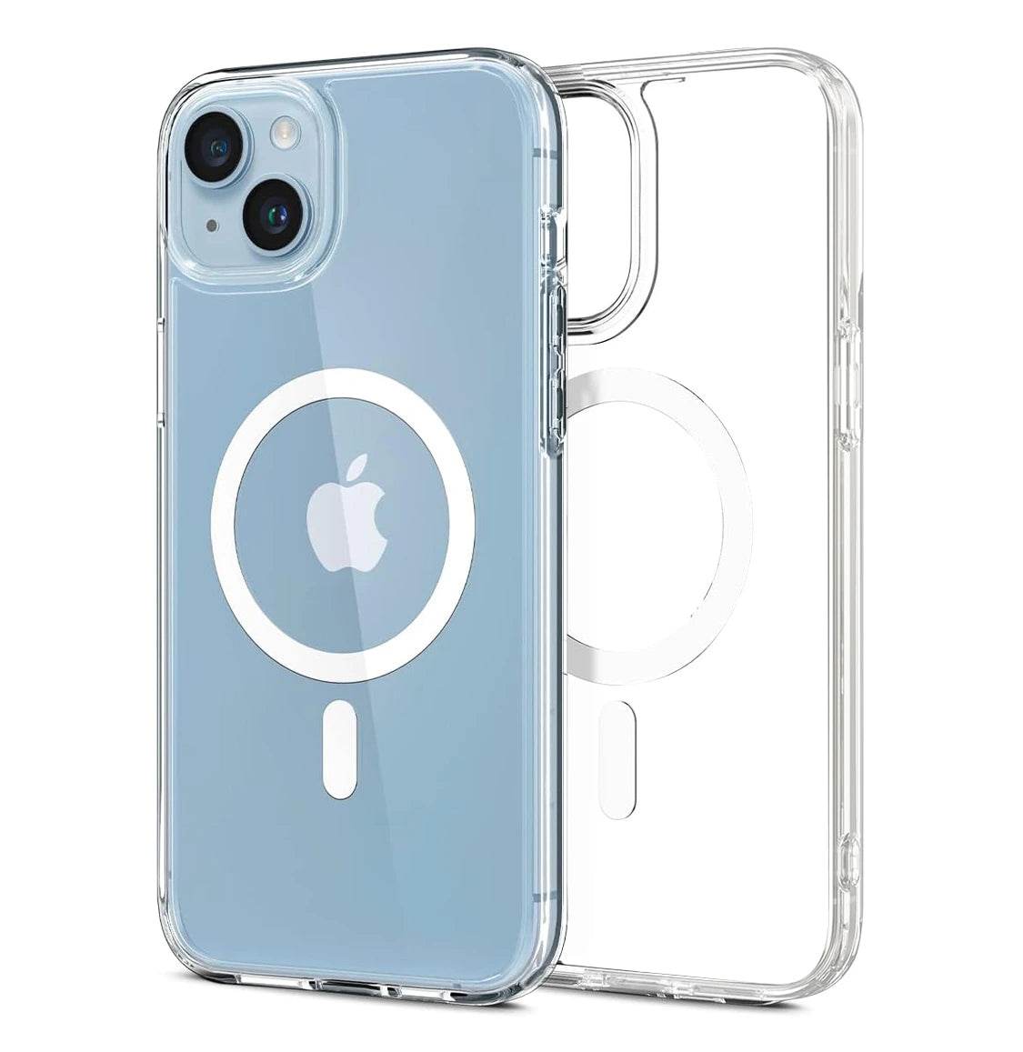 Bornstud: Crystal Clear Magsafe Transparent IPhone 15 Plus Mobile back Cover - Bornstud