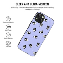 Bornstud Lazy Panda Printed Case for iPhone 13