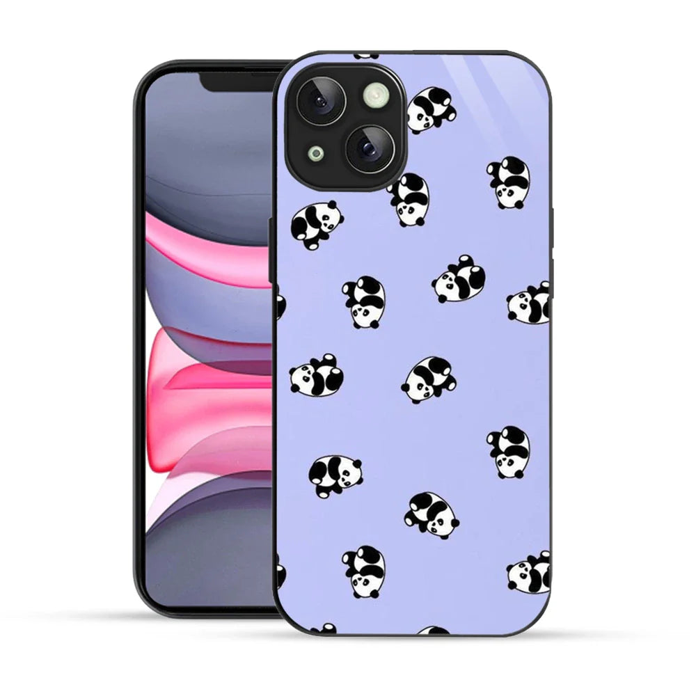 Bornstud Lazy Panda Printed Case for iPhone 14