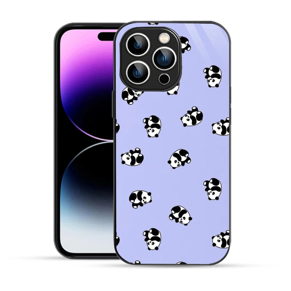 Bornstud Lazy Panda Printed Case for iPhone 14 Pro Max