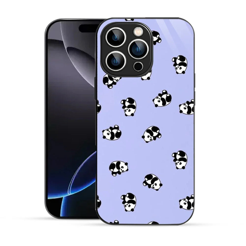 Bornstud Lazy Panda Printed Case for iPhone 16 Pro