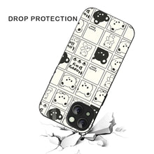 Bornstud Bear Grid Printed Case for iPhone 13