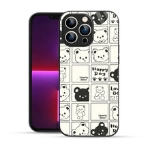 Bornstud Bear Grid Printed Case