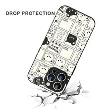 Bornstud Bear Grid Printed Case for iPhone 13 Pro Max