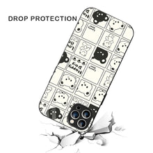 Bornstud Bear Grid Printed Case for iPhone 11 Pro