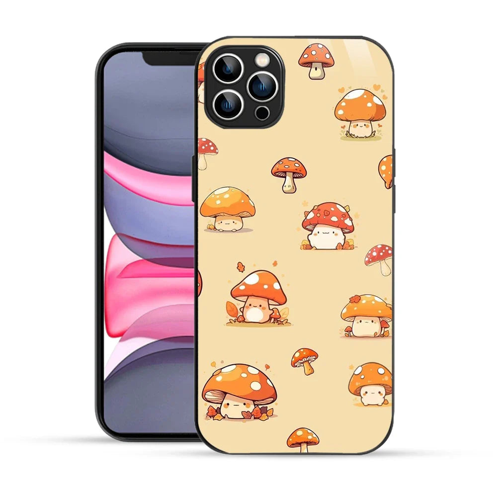 Bornstud Cute Mushroom Printed Case for iPhone 12 Pro