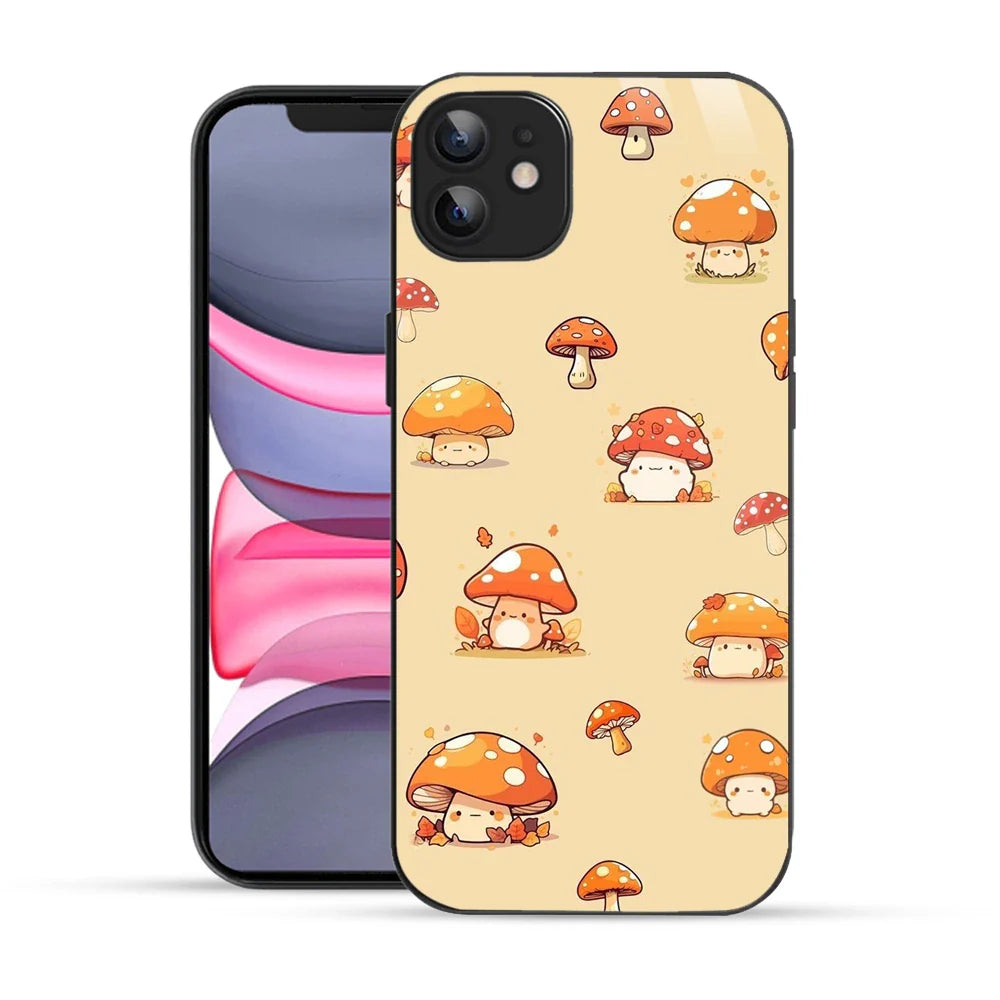 Bornstud Cute Mushroom Printed Case for iPhone 11