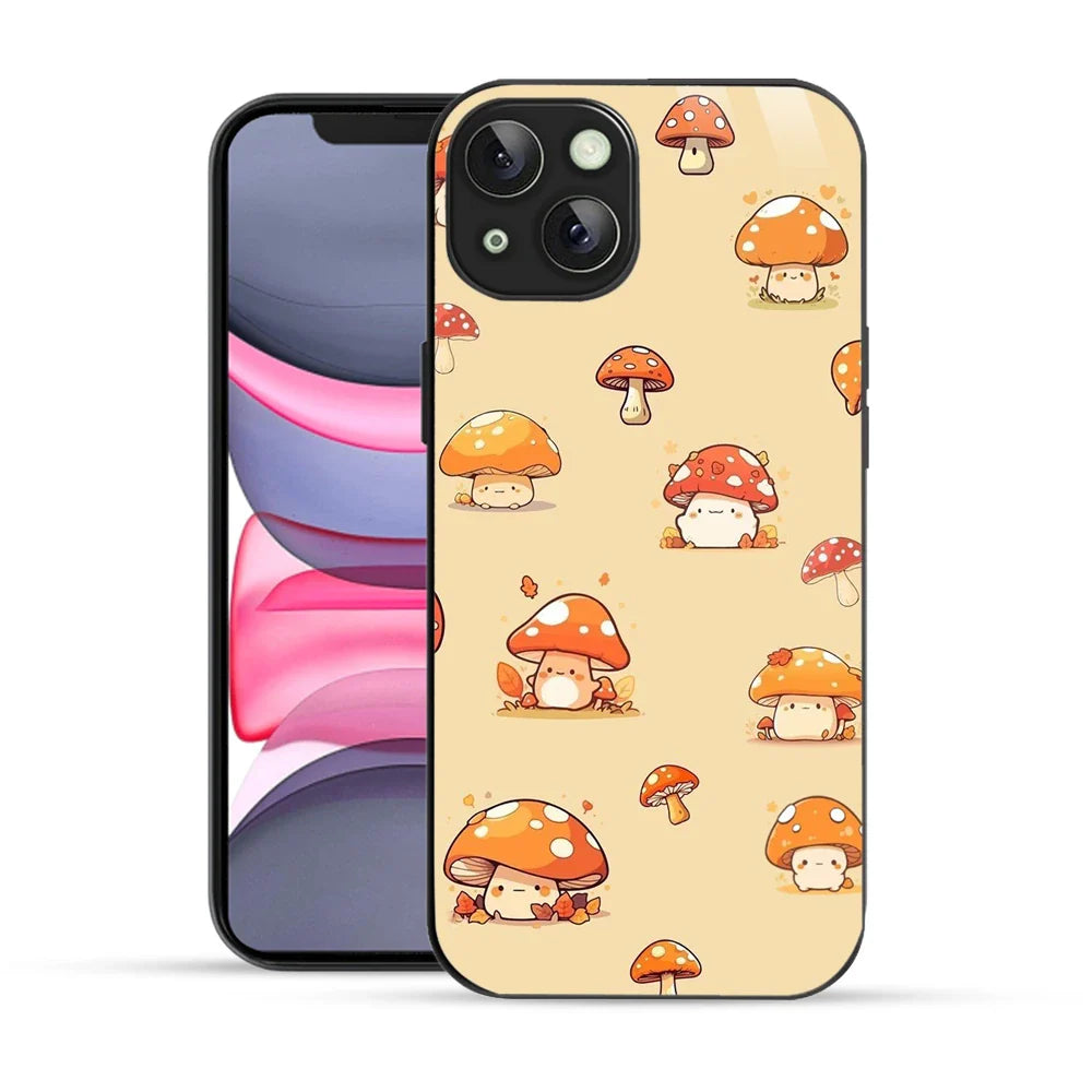 Bornstud Cute Mushroom Printed Case for iPhone 13