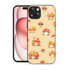 Bornstud Cute Mushroom Printed Case for iPhone 15