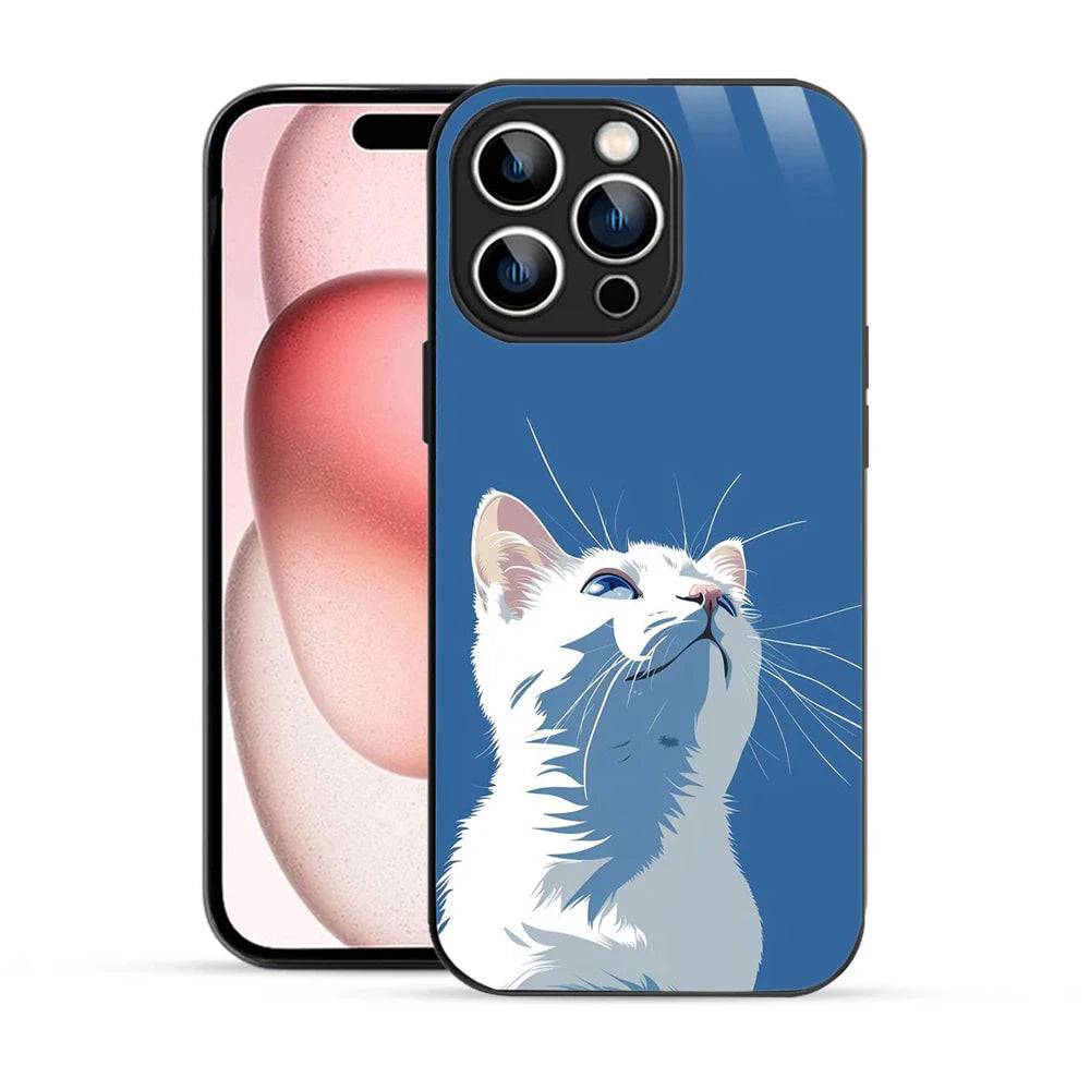 Bornstud Sky Cat Printed Case for iPhone 15 Pro Max