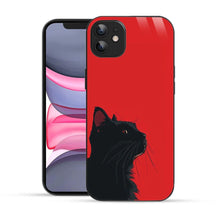Bornstud Red Black Cat Printed Case