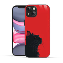 Bornstud Red Black Cat Printed Case