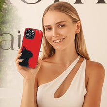 Bornstud Red Black Cat Printed Case for iPhone 14 Pro