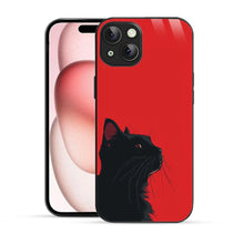Bornstud Red Black Cat Printed Case
