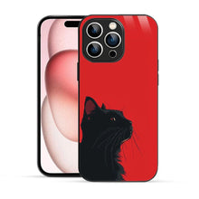 Bornstud Red Black Cat Printed Case