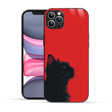 Bornstud Red Black Cat Printed Case