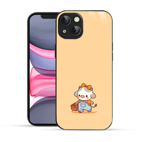 Bornstud Fruit Cow Printed Case for iPhone 14