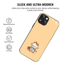 Bornstud Fruit Cow Printed Case for iPhone 15