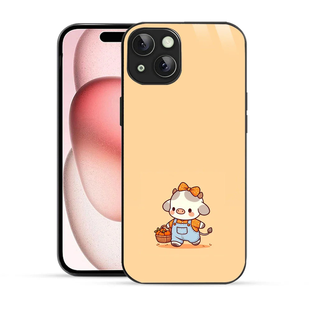 Bornstud Fruit Cow Printed Case for iPhone 15 Plus