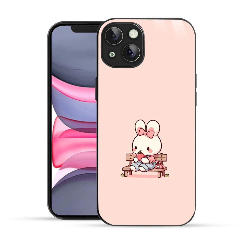 Bornstud Strawberry Bunny Printed Case for iPhone 14