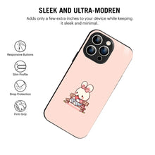 Bornstud Strawberry Bunny Printed Case for iPhone 15 Pro Max