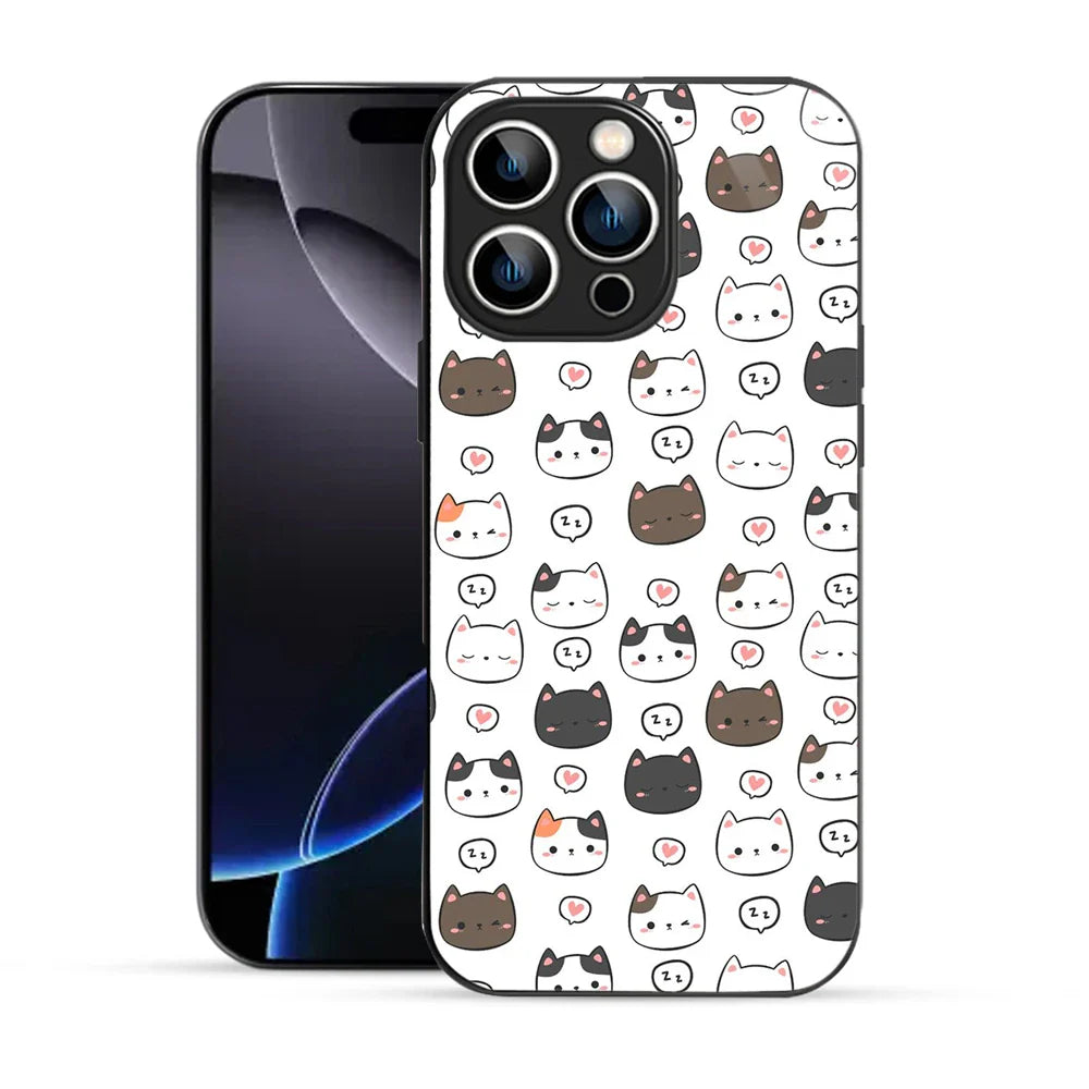 Bornstud Blushy Love Cat Printed Case