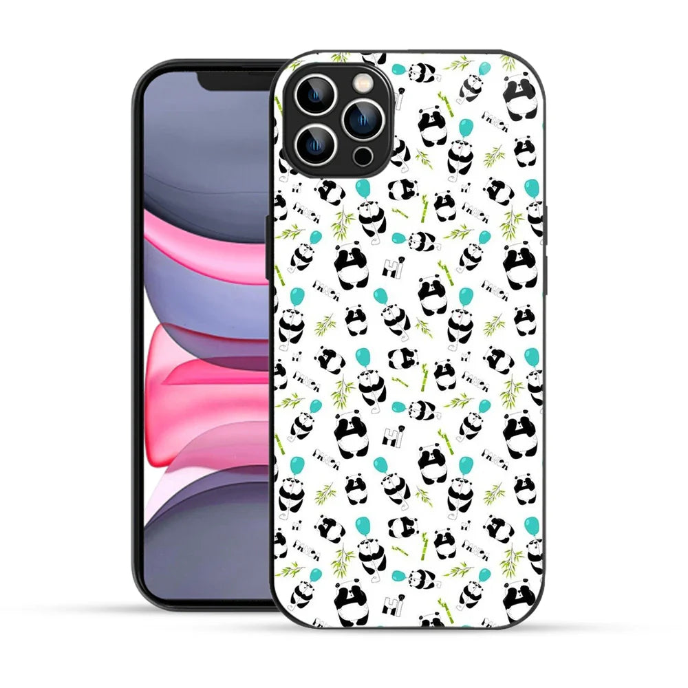 Bornstud Panda Party Printed Case for iPhone 12 Pro