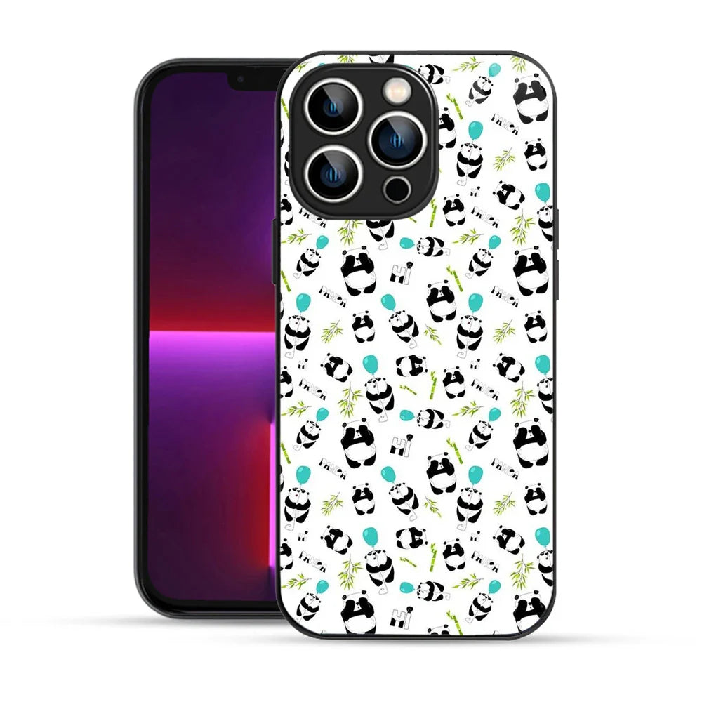 Bornstud Panda Party Printed Case for iPhone 13 Pro Max
