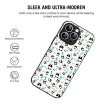 Bornstud Panda Party Printed Case for iPhone 13 Pro Max