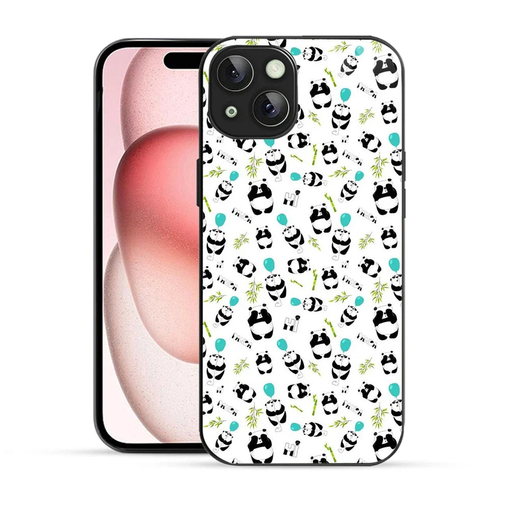 Bornstud Panda Party Printed Case for iPhone 15