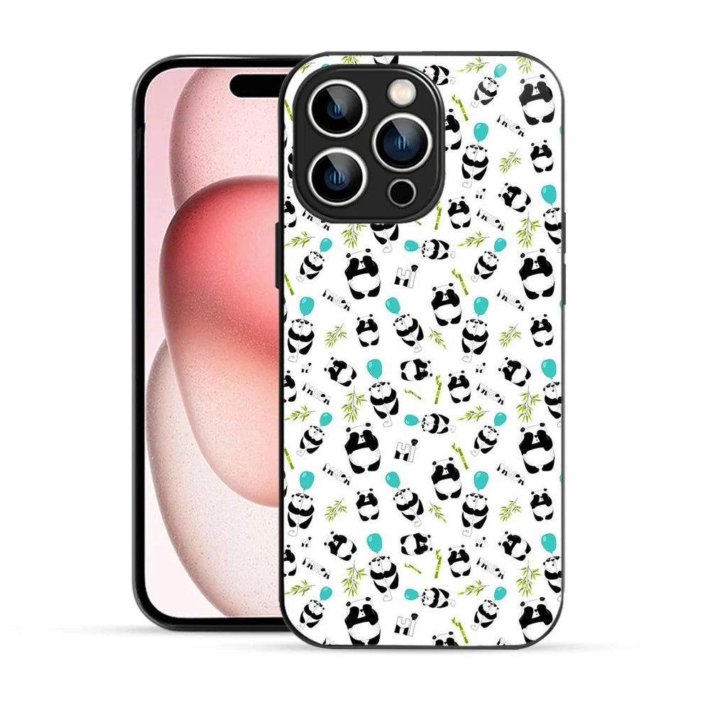 Bornstud Panda Party Printed Case for iPhone 15 Pro