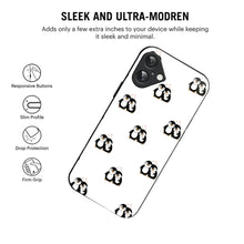 Bornstud Penguin Love Printed Case for iPhone 16