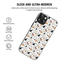 Bornstud Playful Cats Printed Case for iPhone 15