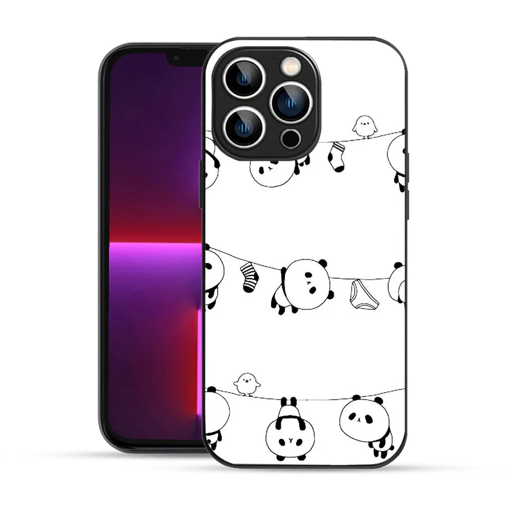 Bornstud Hanging Panda Printed Case for iPhone 13 Pro