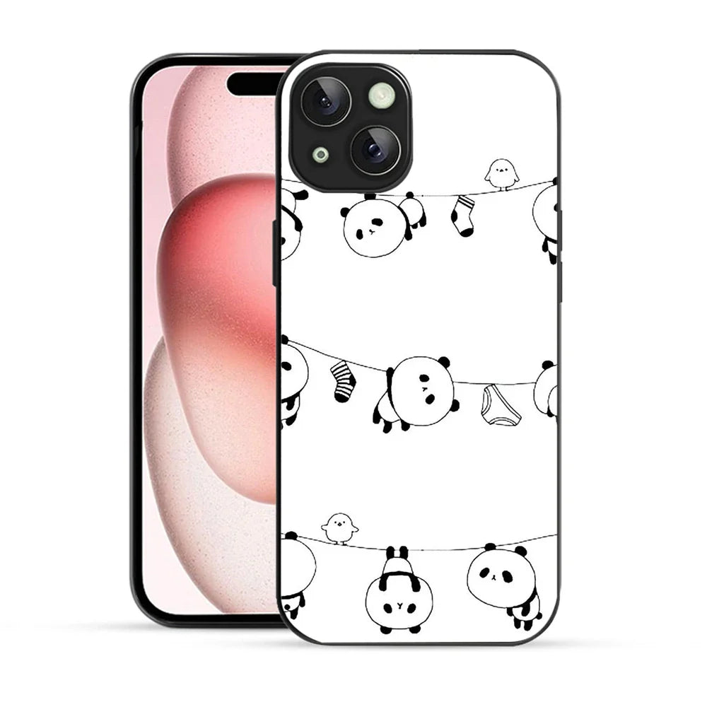 Bornstud Hanging Panda Printed Case for iPhone 15
