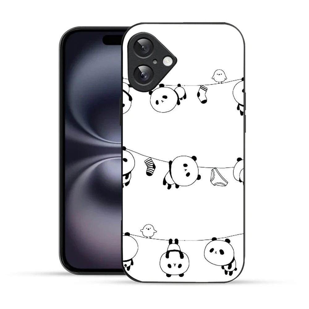 Bornstud Hanging Panda Printed Case for iPhone 16 Plus