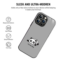 Bornstud Lazy Panda Printed Case for iPhone 13 Pro Max