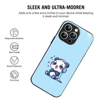 Bornstud Music Lover Panda Printed Case for iPhone 13 Pro Max