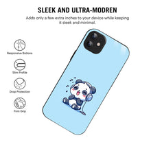 Bornstud Music Lover Panda Printed Case for iPhone 11
