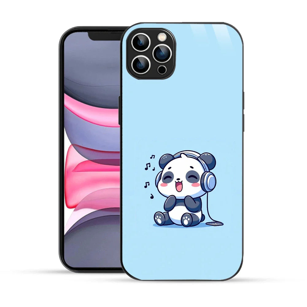 Bornstud Music Lover Panda Printed Case for iPhone 11 Pro