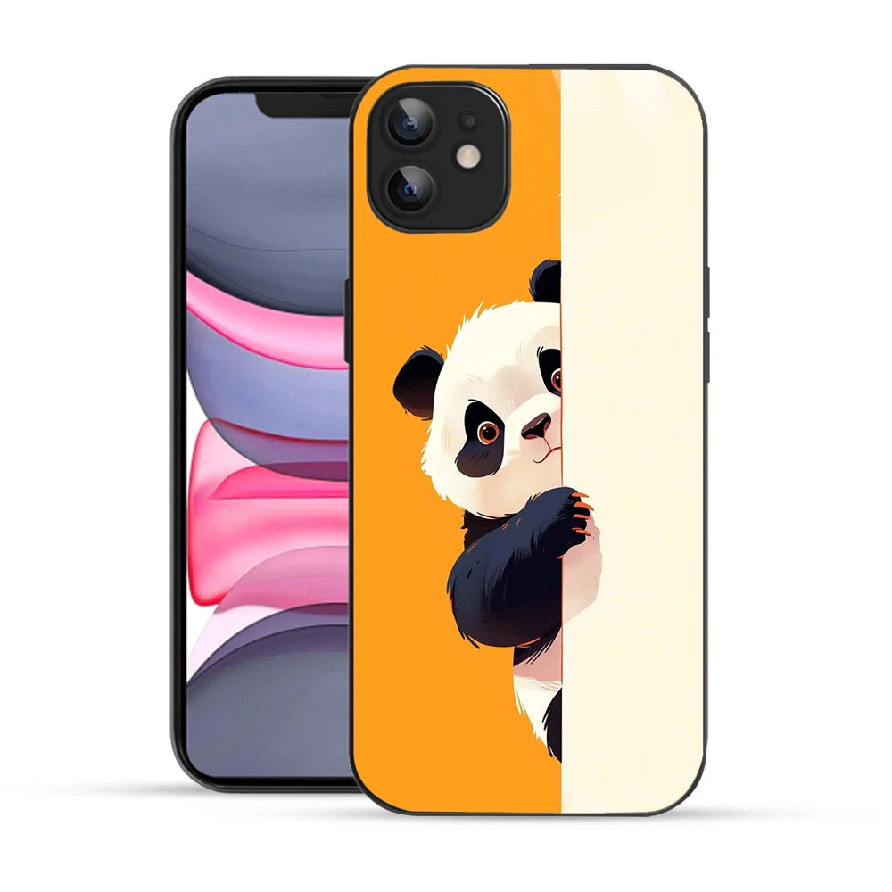 Bornstud Peek Panda Printed Case for iPhone 11