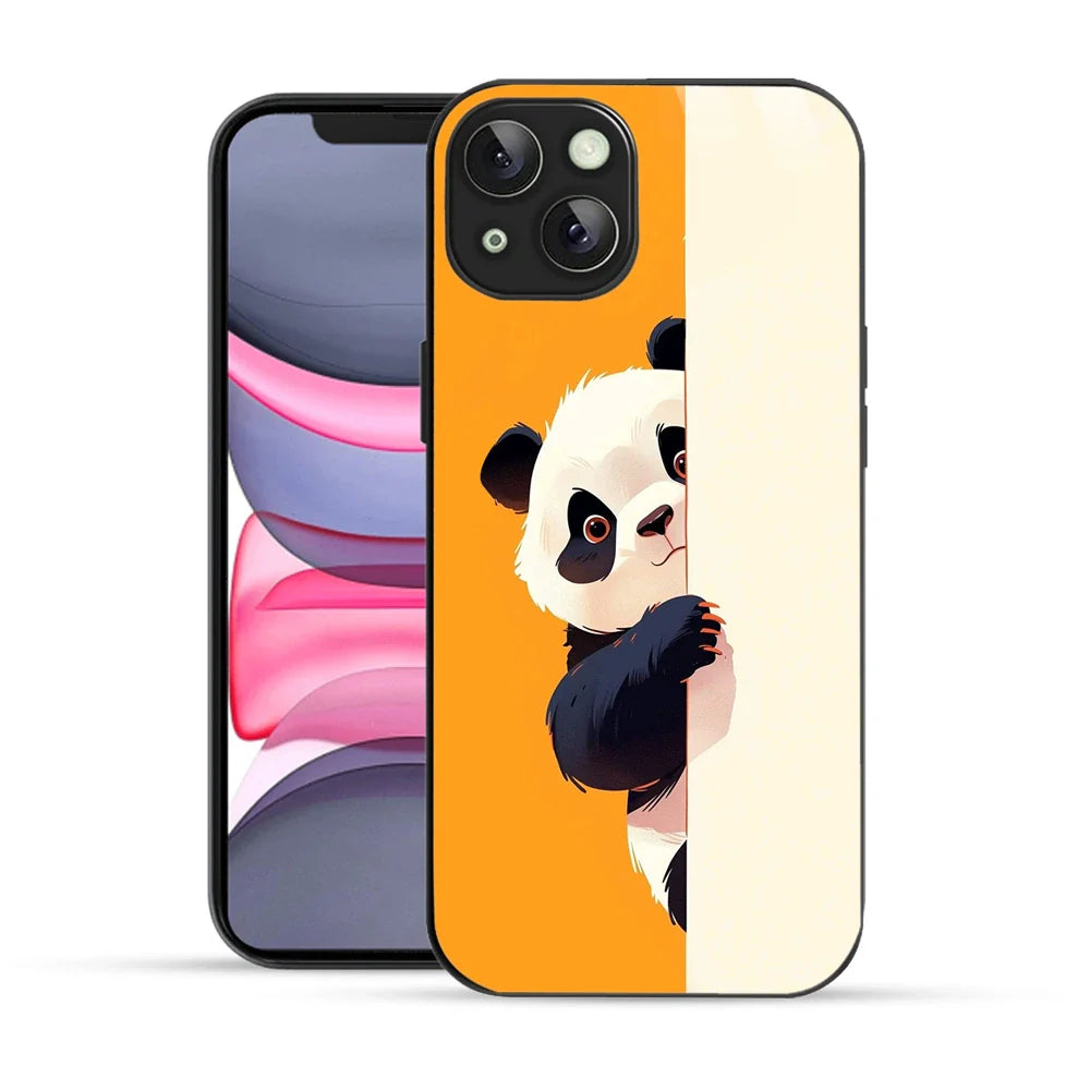 Bornstud Peek Panda Printed Case for iPhone 14 Plus