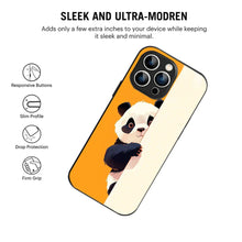 Bornstud Peek Panda Printed Case for iPhone 14 Pro Max