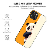 Bornstud Peek Panda Printed Case for iPhone 15