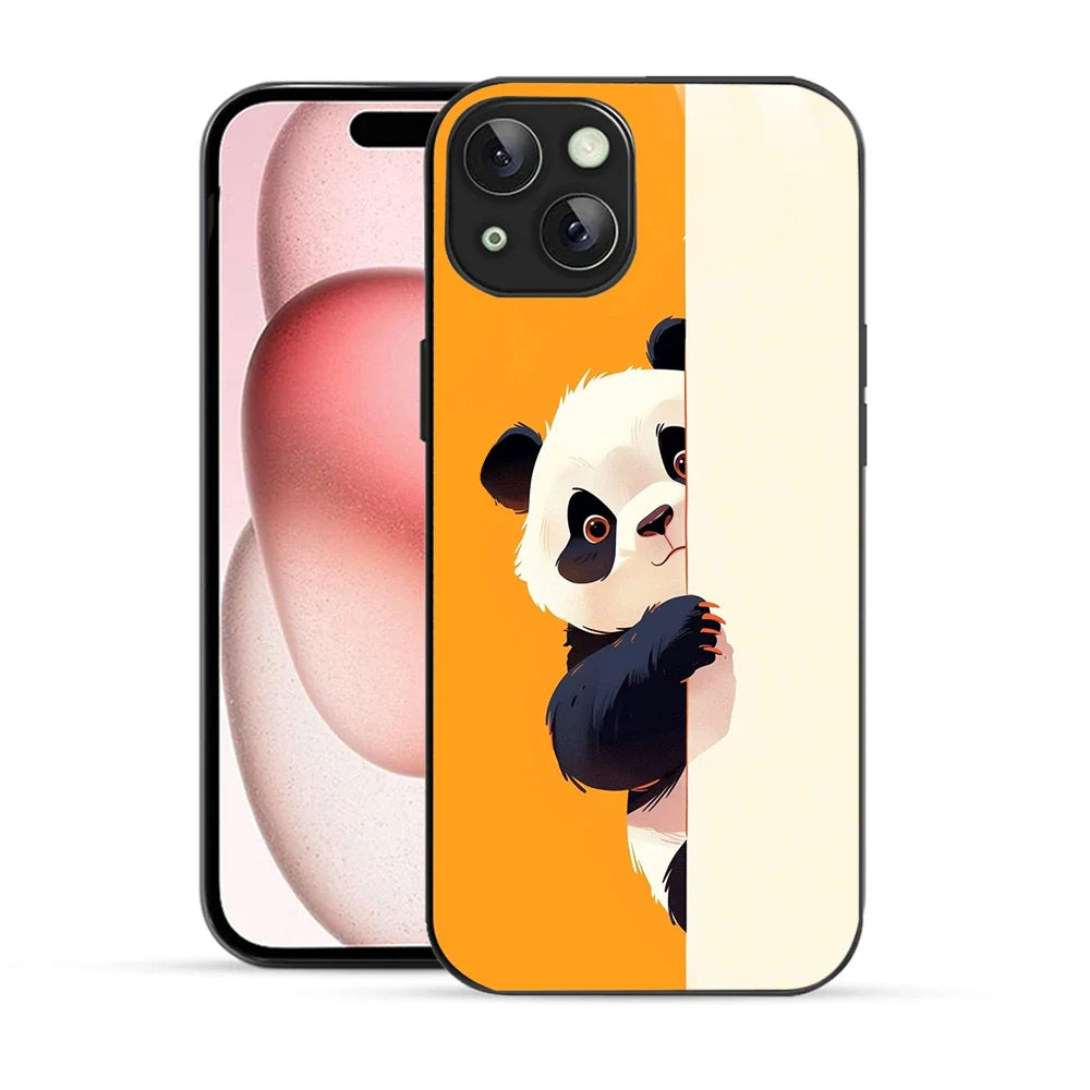 Bornstud Peek Panda Printed Case for iPhone 15 Plus