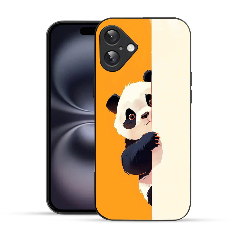 Bornstud Peek Panda Printed Case for iPhone 16