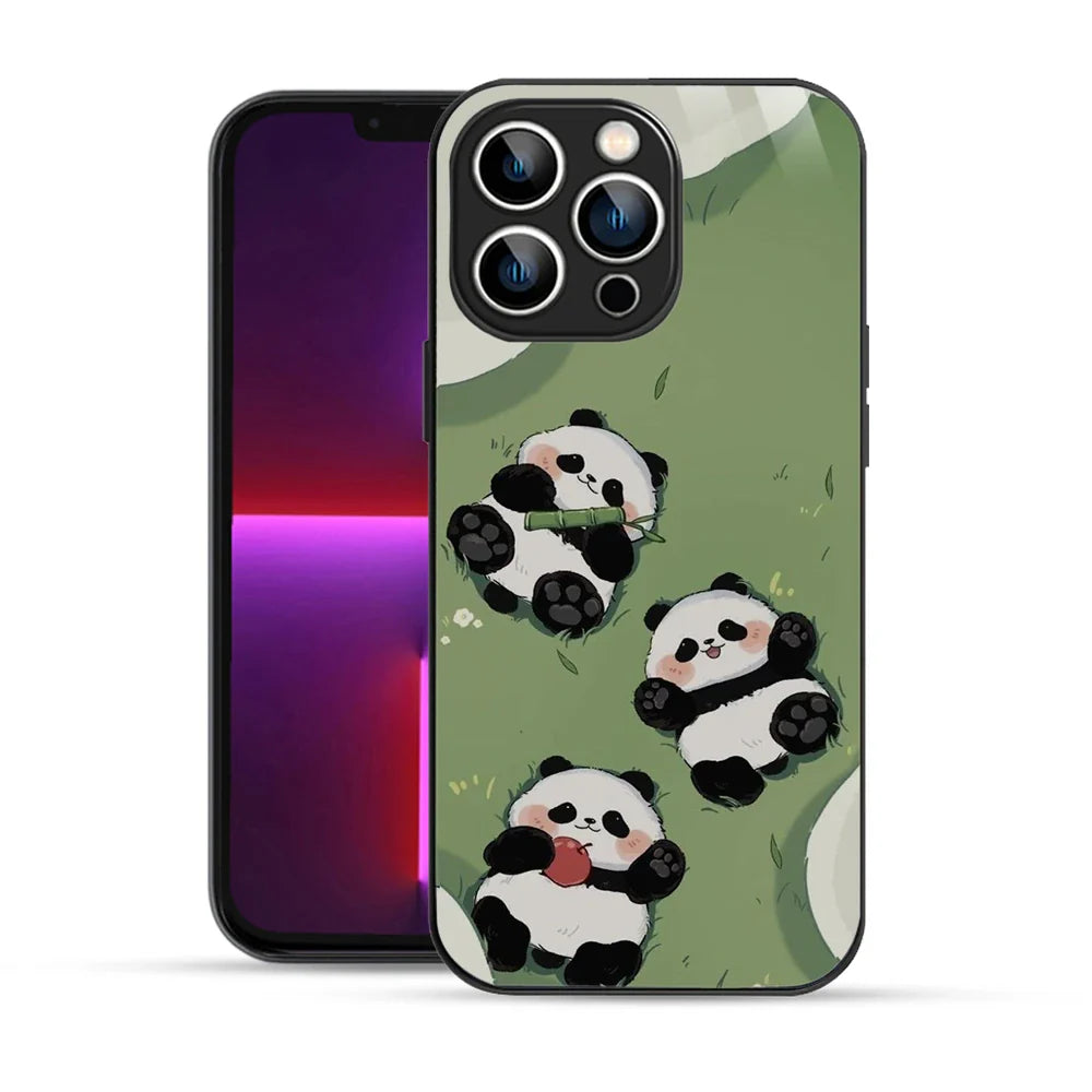 Bornstud Playful Panda Printed Case for iPhone 13 Pro