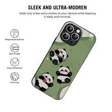 Bornstud Playful Panda Printed Case for iPhone 14 Pro