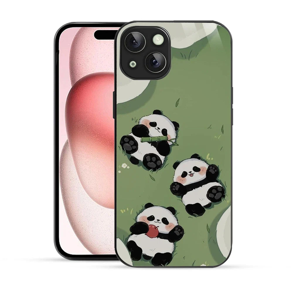 Bornstud Playful Panda Printed Case for iPhone 15